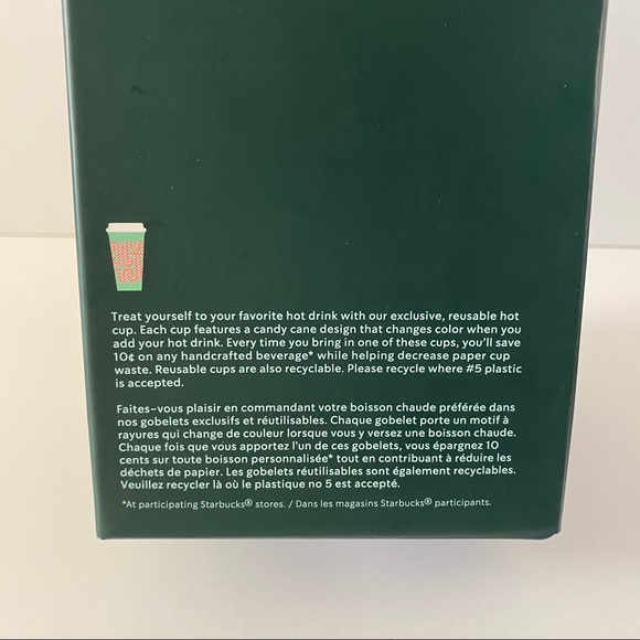 Starbucks Holiday Reusable Hot Cups With Lids - Picture 6 of 6
